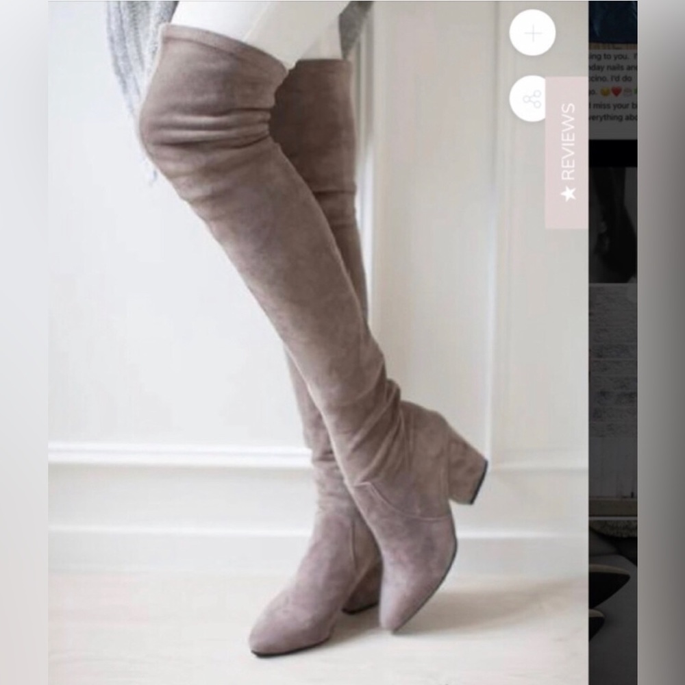 Goodnight Macaroon over the knee boots - Picture 2 of 5